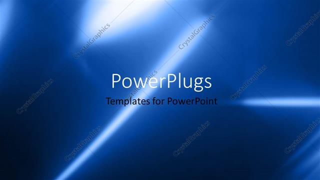  Presentation with glowing lights - Abstract background with glowing lights on blue surface