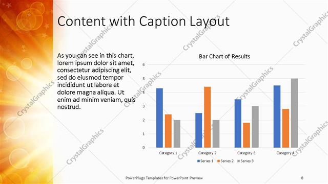 Content with Caption presentation slide layout