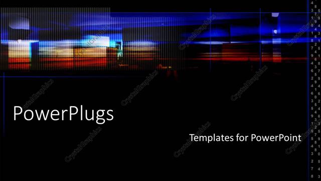  Presentation with business abstract - Abstract background with office cubicles with gradient