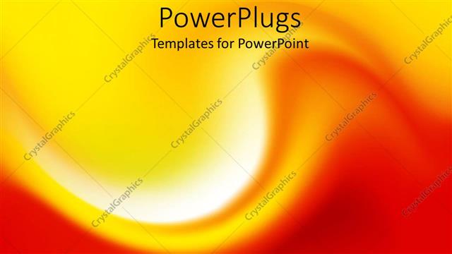 Presentation with abstract red - Abstract background with red, orange, yellow wave