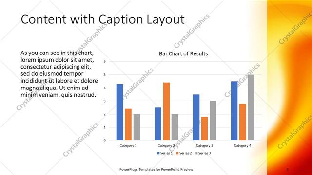 Content with Caption presentation slide layout