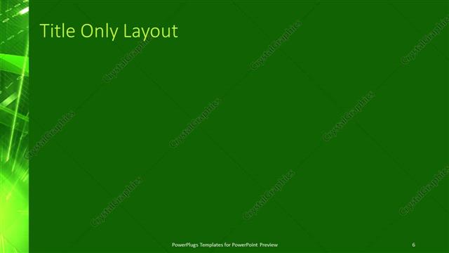 Title Only presentation slide layout