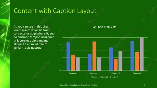 Content with Caption presentation slide layout