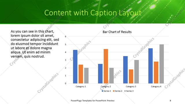 Content with Caption presentation slide layout