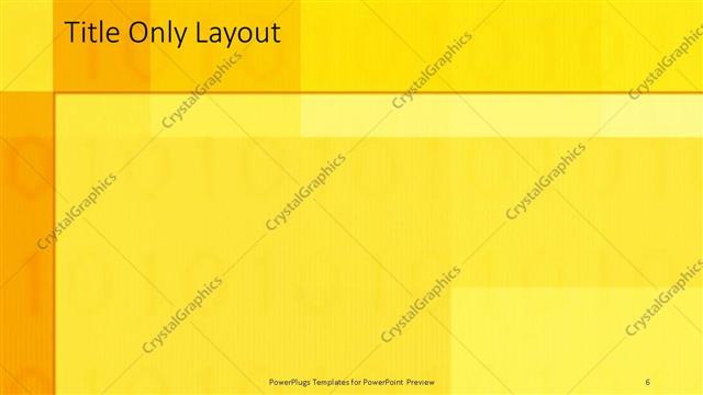 Title Only presentation slide layout