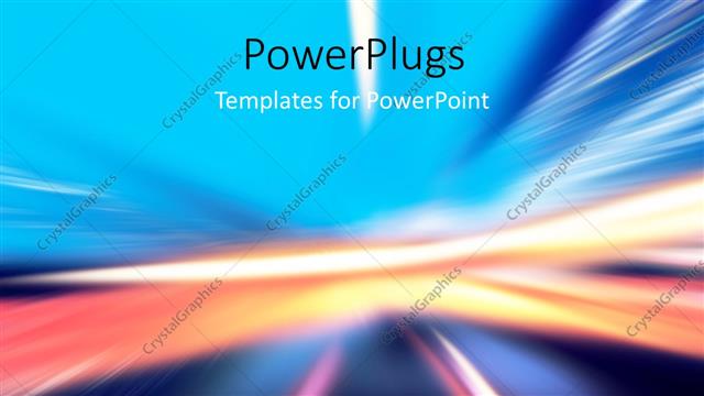  Presentation with energy - Abstract background with wavy glowing lines and motion blur