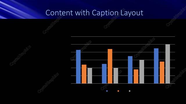 Content with Caption presentation slide layout