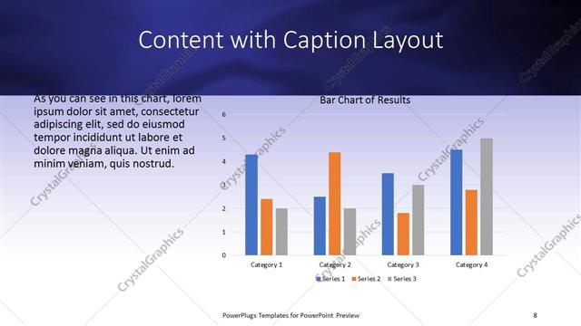 Content with Caption presentation slide layout