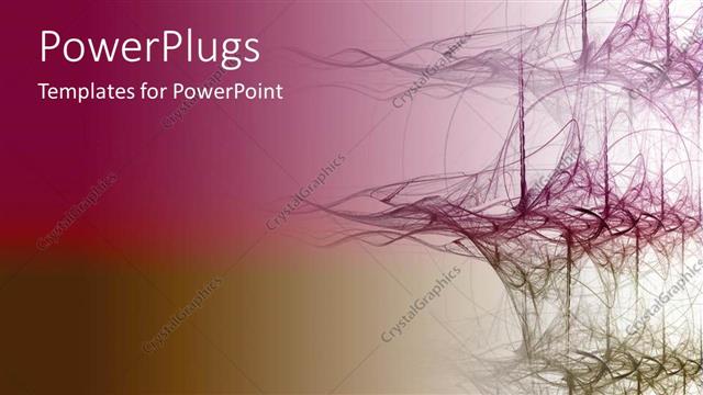  Presentation with black abstract - An abstract of black smoky waves on a plain background