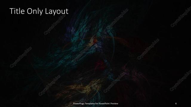 Title Only presentation slide layout