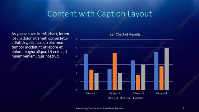 Content with Caption presentation slide layout