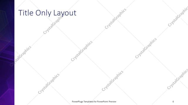 Title Only presentation slide layout