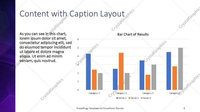 Content with Caption presentation slide layout