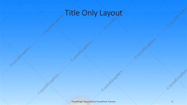 Title Only presentation slide layout