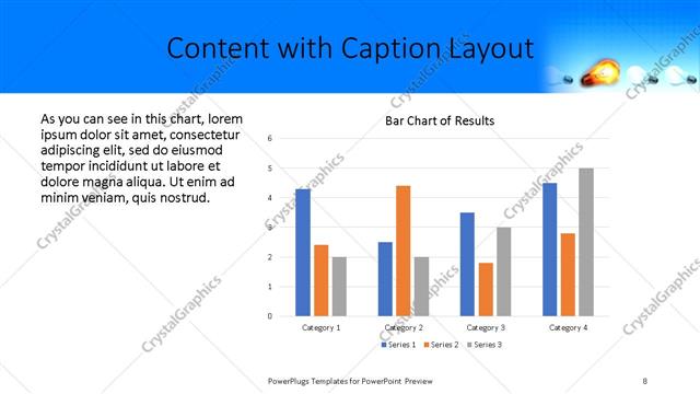 Content with Caption presentation slide layout