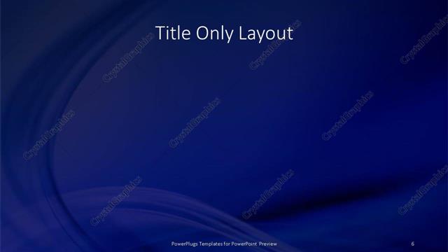Title Only presentation slide layout
