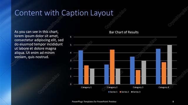 Content with Caption presentation slide layout