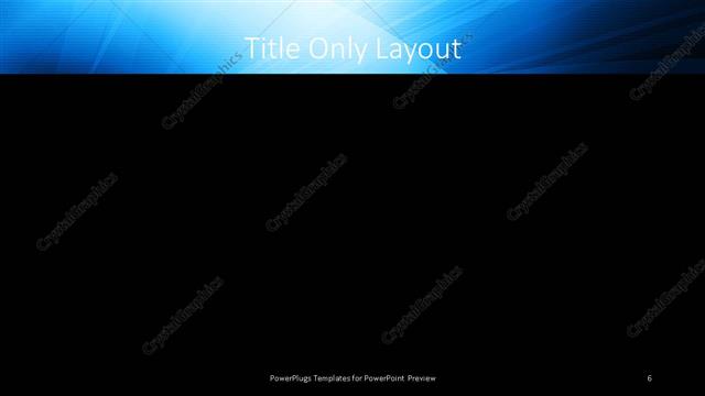 Title Only presentation slide layout
