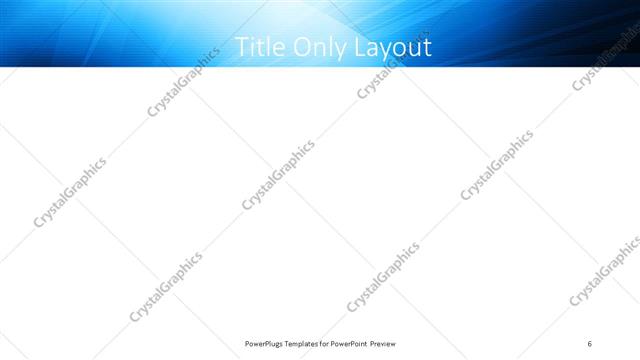 Title Only presentation slide layout