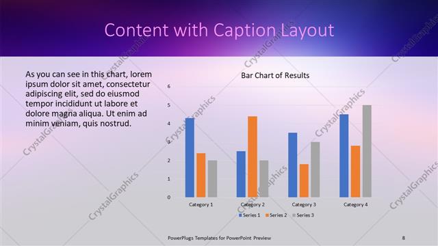 Content with Caption presentation slide layout