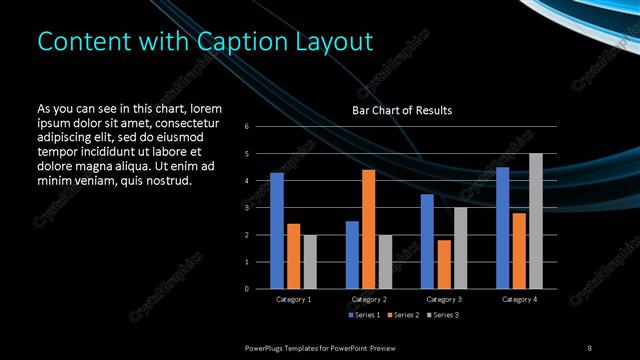 Content with Caption presentation slide layout