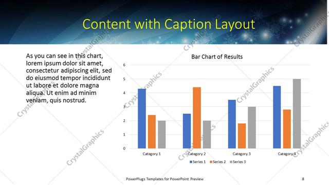 Content with Caption presentation slide layout