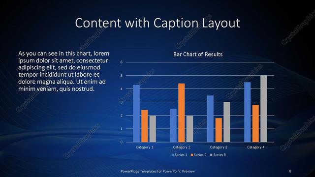 Content with Caption presentation slide layout