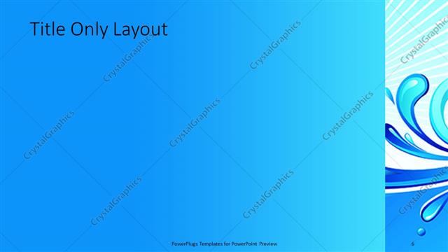 Title Only presentation slide layout