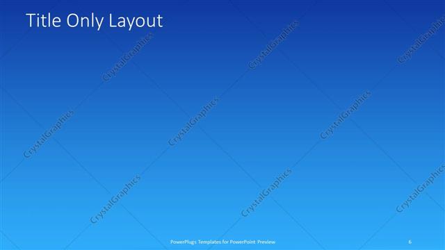 Title Only presentation slide layout