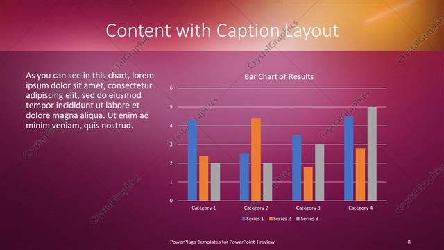 Content with Caption presentation slide layout