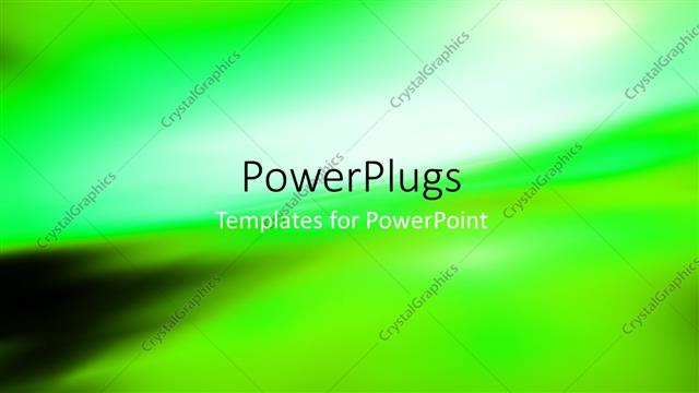  Presentation with light green - Abstract blurry background with light glow on green gradient
