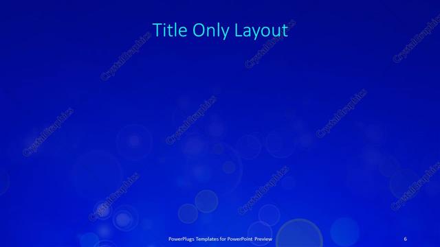 Title Only presentation slide layout