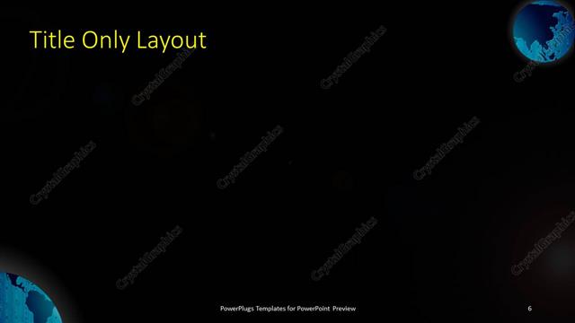 Title Only presentation slide layout