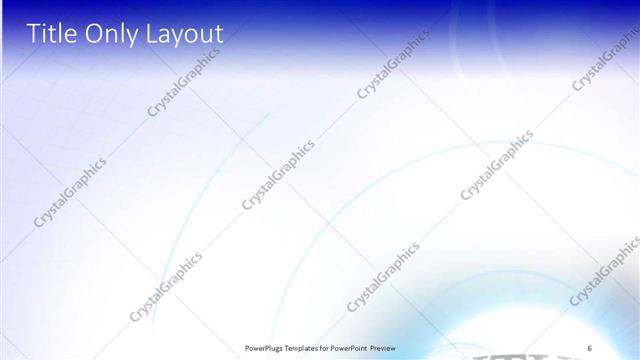 Title Only presentation slide layout