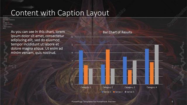 Content with Caption presentation slide layout