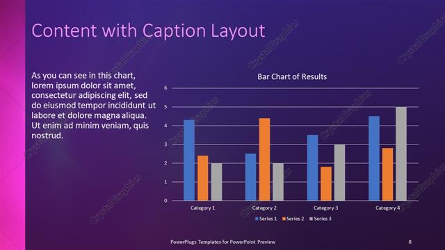 Content with Caption presentation slide layout
