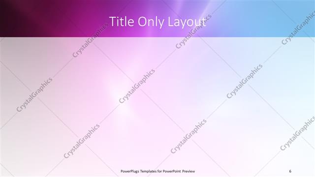 Title Only presentation slide layout