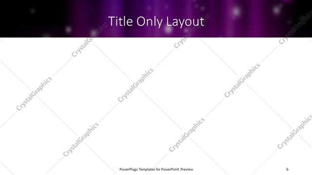 Title Only presentation slide layout