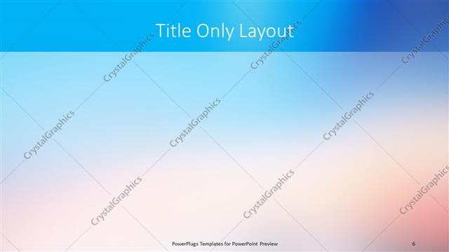 Title Only presentation slide layout