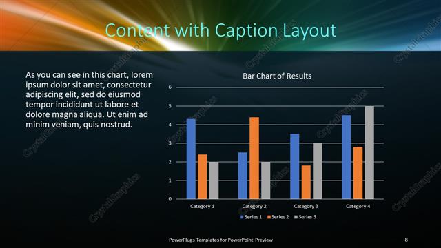 Content with Caption presentation slide layout