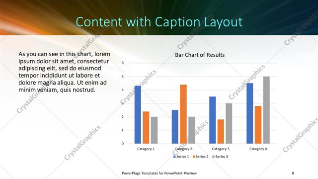 Content with Caption presentation slide layout