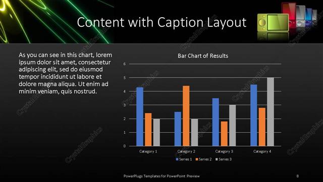 Content with Caption presentation slide layout