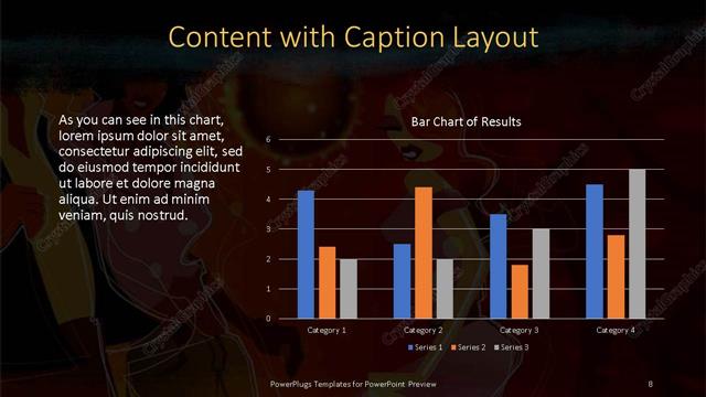 Content with Caption presentation slide layout