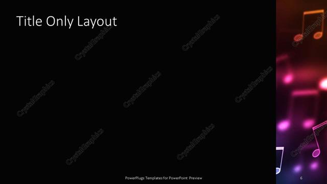 Title Only presentation slide layout