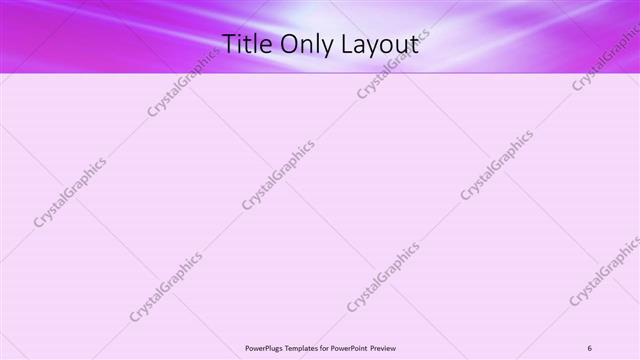 Title Only presentation slide layout