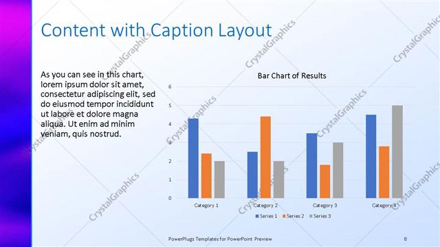 Content with Caption presentation slide layout