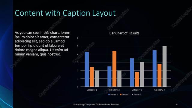 Content with Caption presentation slide layout