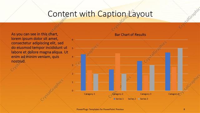 Content with Caption presentation slide layout