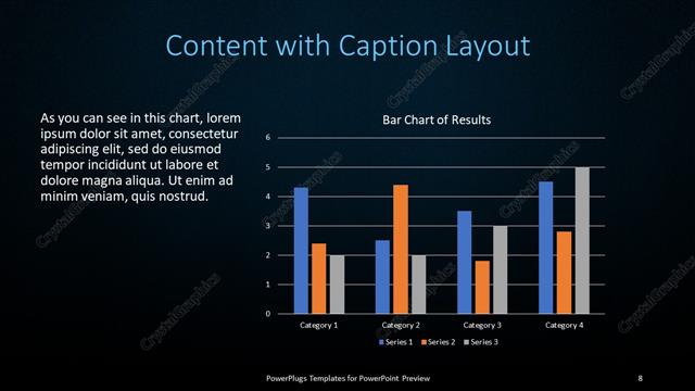 Content with Caption presentation slide layout