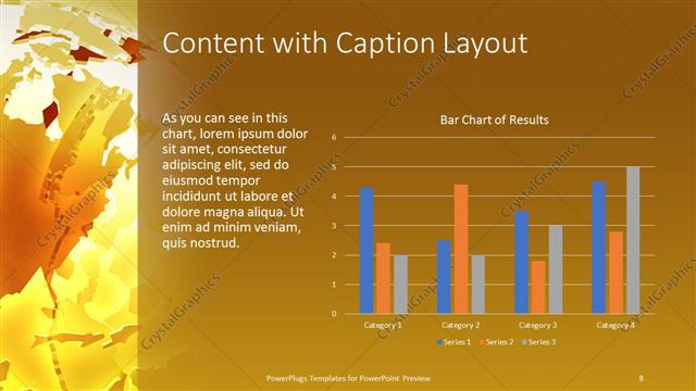 Content with Caption presentation slide layout